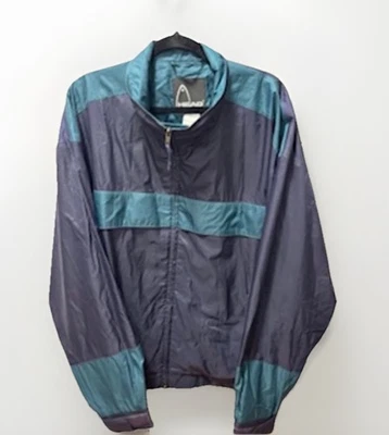 Chaqueta polar cortavientos reversible HEAD de colección para hombre XL azul marino/verde Foto 1 de 4