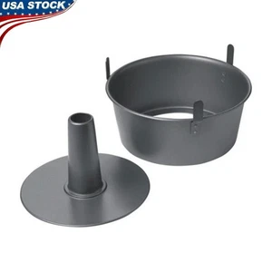 Non-Stick 2-Piece Angel Food Cake Pan 9.5 Inch W/ Feet Dishwasher Safe New - Bild 1 von 9