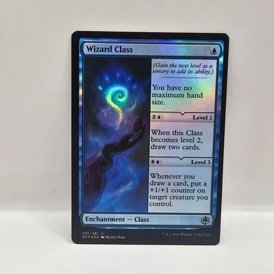 Wizard Class NM #81 Foil MTG Adventures in the Forgotten Realms - Image 1 of 2