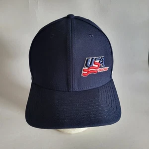NUEVO SIN ETIQUETAS Sin Usar Nike Talla 1 Snapback Sombrero/Gorra - Hockey EE. UU. - Azul Marino 🇺🇸 - Imagen 1 de 8