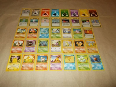 Base Set 1/102 Pokemon Cards WOTC Part Complete 1999 Wizards Of The Coast Joblot - Image 1 of 4