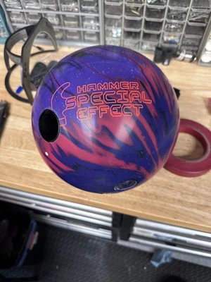 USED - Bowling Ball - 15lb Hammer " SPECIAL EFFECT " - DRILLED WEIGHT 14lb 14oz - Image 1 of 4