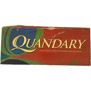 Quandary Board Game 1994 Milton Bradley Vintage Strategy Game – Complete Set - Picture 1 of 12