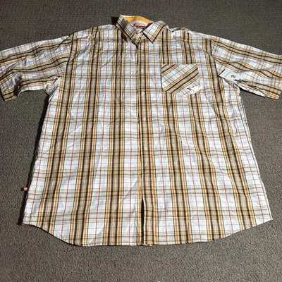 Camisa con botones Y2K Rocawear para hombre TALLA 3XL amarilla NUEVA Foto 1 de 4