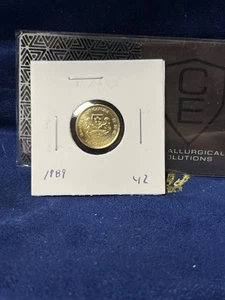 Singapore '5 Cents' 1989 Aluminum Bronze WORLD Coin Item 42 - Picture 1 of 2