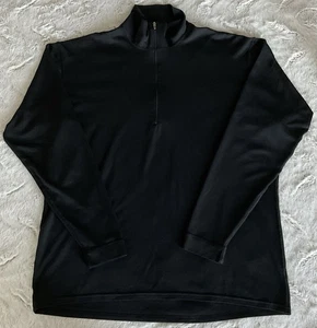 De colección Patagonia Capilene Cuello Simulado 1/4 Cremallera Para Hombre L Negro Capa Base Ligero - Imagen 1 de 11