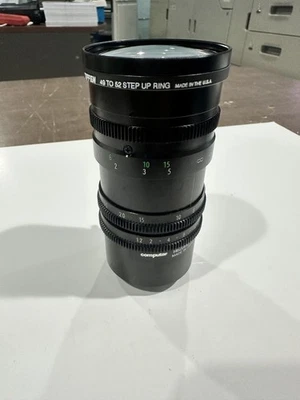 COMPUTAR H6Z0812 ZOOM LENS  8-48MM 1:1.2 w/ Tiffen 49 to 52 Step Up Ring 52mm +2 - Image 1 of 4