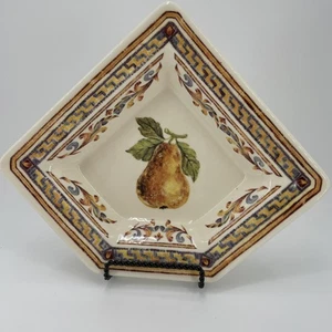 Williams Sonoma Verger 5 Sided Dish Replacement Section Pears Italy Greek Key - Picture 1 of 10
