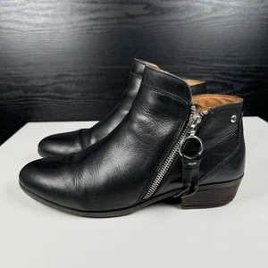 Womens Pikolinos Daroca Ankle Booties Leather Boots Size 39 US 8.5 - Picture 1 of 15