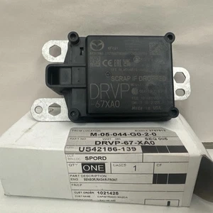 2019 20 21 MAZDA 3 CX30 CRUISE DISTANCE RADAR SENSOR OEM DRVP-67-XA0 *M1154 - Picture 1 of 7