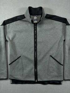 c9 Champion Jacket Mens Medium Gray Neoprene Athletic Active Pockets
