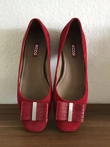 Damenschuhe 40 Ecco Ballarina Wildleder Ungetragen  - Bild 1 von 8