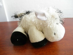 Cute Webkinz Toy Stuffed Plush Farm Animal Holstein Dairy COW Adopt Pet W/ Tag