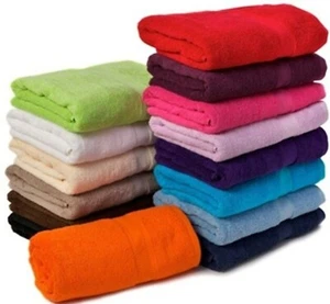 6x Pack Guest Towels 100% Egyptian Cotton Small Hand Towel Face Cloth 30 x 50cm - Picture 1 of 25