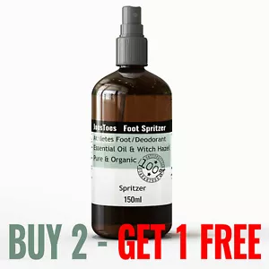 Athletes Foot Treatment - Spray Anti Fungus JoesToes 100% Natural Organic 150ml - Picture 1 of 3