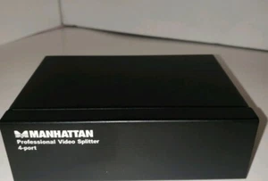 Manhattan 4 Anschlüsse professioneller Video-Splitter 350 MHZ MDL #207348 - Bild 1 von 3