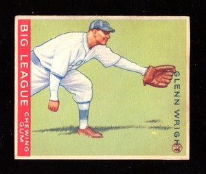 1933 Goudey #143 Glenn Wright VGEX+ CENTERED - Set Break J&J