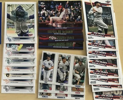 2022 Topps Opening Day Baseball Cards #1-220 - Complete Your Set - Image 1 of 3