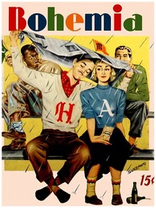 397.Cuban Design sports Poster"BASEBALL Habana-Almendares Team"Beisbol art - Picture 1 of 1