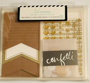 Heidi Swapp Stationery Embellishment Kit Decoration (342 PCS)#313326 New In Box - Picture 1 of 3