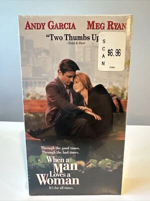 КОГДА МУЖЧИНА ЛЮБИТ ЖЕНЩИНУ (vhs) Энди Гарсия, Мег Райан. Новенький. Редкий. Романский - Изображение 1 из 4