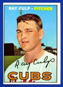 Ray Culp 1967 Topps Baseball # 168 Chicago Cubs EX-EXMT OFF CENTER envío 0,99 - Imagen 1 de 2