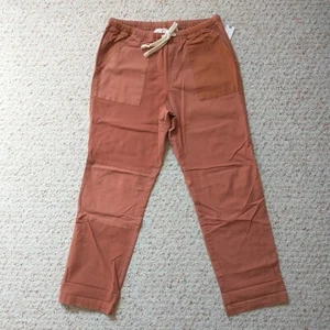 Pantalones Anthropologie Hei Hei Pull On S Marrón Algodón Lyocel Cordón Elástico Nuevos - Imagen 1 de 9