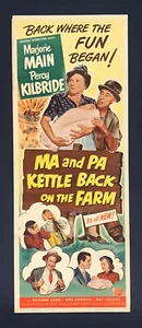 MA and PA KETTLE BACK ON THE FARM (1951) Original 14x36 Insert - Picture 1 of 5