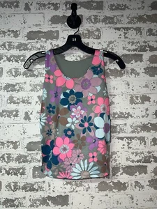 NWT! Athletic Works Retro Flower Print Gym Yoga Bra Top Size 18 XXL - Picture 1 of 5