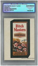 1973 Topps Wacky Packages Series 2 DITCH MASTERS #12 Tan Backs💎 DSG Authentic 
