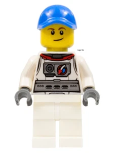 Lego cty0562 Figurine Astronaut Male City 60077 Space Starter Set new - Foto 1 di 1