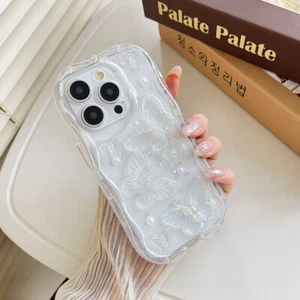 For iPhone 15 Pro Max Plus Clear Case Shockproof Phone Cover Protective Cover - Picture 1 of 16