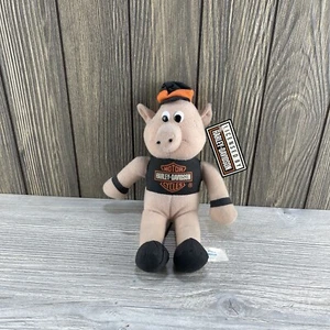 Harley Davidson Biker Pig Plush Stuffed pig. Play By Play Toys Harley Davidson - Picture 1 of 17