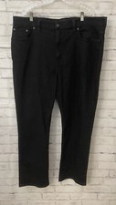 Lucky Brand Jeans Athletic Fit B&T Mens Sz 44x30 Black Stretch