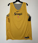 Nike RARE WNBA LA SPARKS XL TALL Reversible Practice Jersey Player Issued Vest