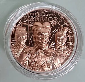 MDS COOK ISLANDS 1 DOLLARO 2021 PL "TERRACOTTA WARRIORS", RAME CON COA - Foto 1 di 4