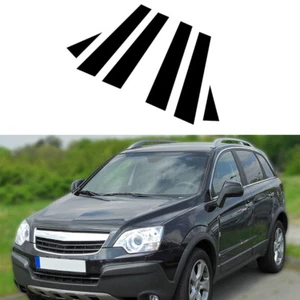 6X Black Pillar Posts Door Window Decal Cover For Holden Captiva MaXX 2006–2009 - Picture 1 of 12