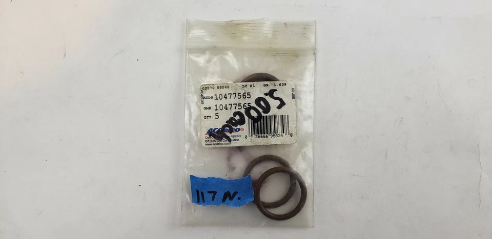 Lote de 5 sellos bomba aceite motor ACDelco GM 10477565 Foto 1 de 4