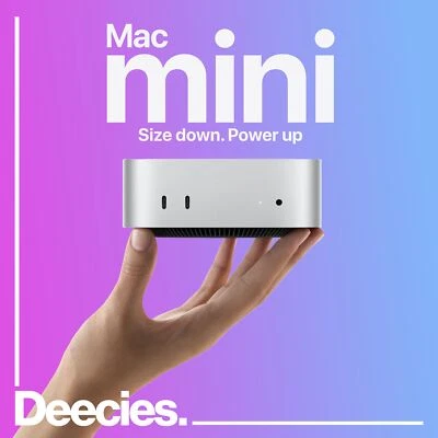 Apple Mac mini M4 10-core CPU 10-core GPU 32GB Ram 1TB SSD NEW SHAPE - Image 1 of 4