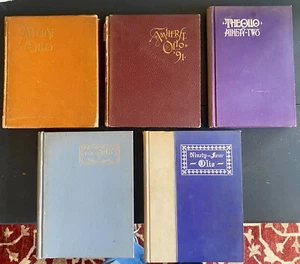 5 VERY OLD AMHERST OLIO BOOKS 1890 - 1894 - SEE PHOTOS - Picture 1 of 15
