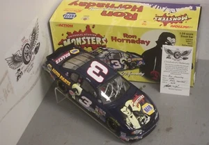 2000 Ron Hornaday NAPA Auto Part Monsters 1/24 Action NASCAR Diecast Autographed - Picture 1 of 2