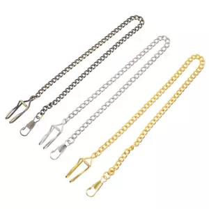 3 Stück Taschenuhr Hängeketten Taschenuhrketten Retro Uhrenkette Anhänger - Bild 1 von 12