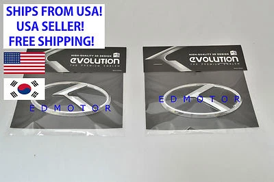 2014 2015 para KIA CADENZA KDM Juego de emblemas con logotipo 3D K delantero y trasero Foto 1 de 2