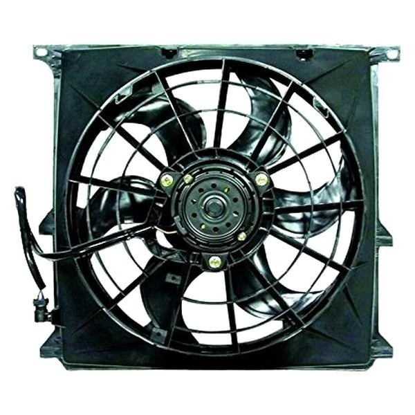 For BMW 318ti 1996-1999 TYC 611440 A/C Condenser Fan Assembly Foto 1 de 1