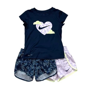 Nike All In Motion Athletic Set Tee Shorts 6/M 5-6 years XS 4/5 - Picture 1 of 13