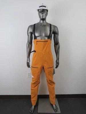 Mens The North Face Pumori GTX Gore Tex Waterproof Ski Bibs Shell Pants Citrine - Image 1 of 4