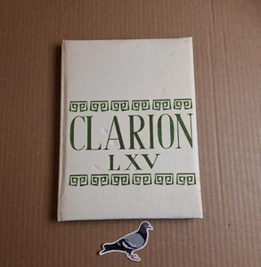 1965 BELVIDERE HIGH SCHOOL Yearbook CLARION New Jersey - Picture 1 of 12