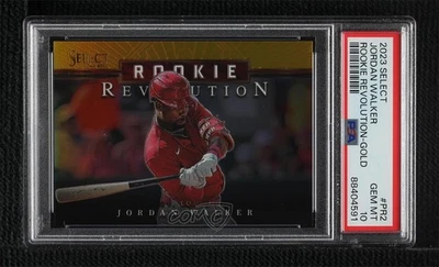2023 Select Rookie Revolution Gold Prizm /10 Jordan Walker #PR2 PSA 10 GEM MT RC - Image 1 of 2