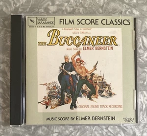 The Buccaneer Soundtrack Elmer Bernstein CD Film Score Classics Clean Disc - Picture 1 of 4