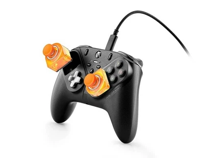 Thrustmaster eSwap S Crystal Orange Wired Controller for Xbox, PC - Image 1 of 4